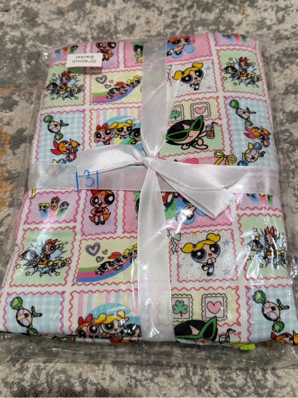 Powerpuff Girls Bamboo Baby Blanket 30”x40” new